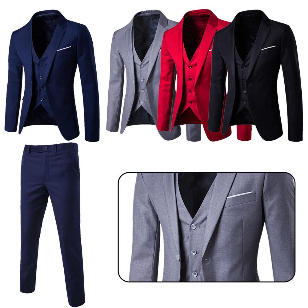 Ensemble Blazer et Pantalon Attrayant à Manches sulfpour Homme, Vêtement Confortable, lèvent de Document Purs, 1 Ensemble
