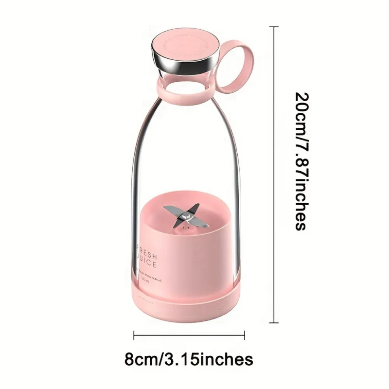 Portable Wireless Mini Fruit Blender Juicer - Suitable for carrying around