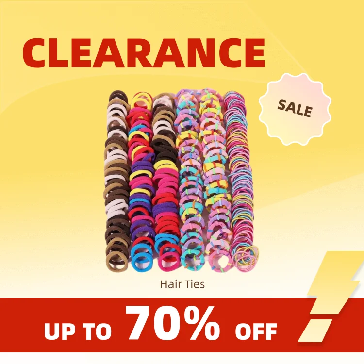 Clearance_12 unids/bolsa, bandas elásticas para el cabello para mujeres y niñas, lazos para el cabello grandes y gruesos sin costuras, sin daños, soporte para cola de caballo, diadema para el cabello A