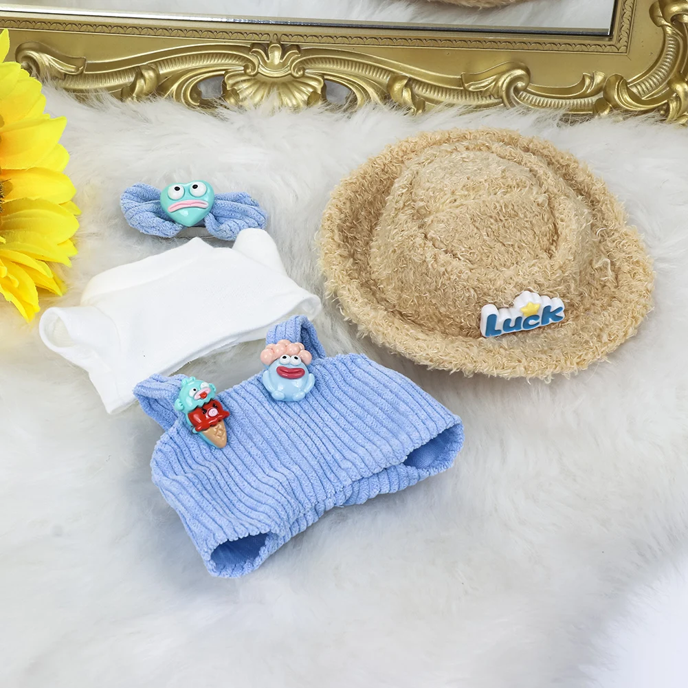 17 см плюшевая кукла, одежда, аксессуары для Кореи, Kpop Exo Labubu Idol, комбинезон для кукол, комплект одежды