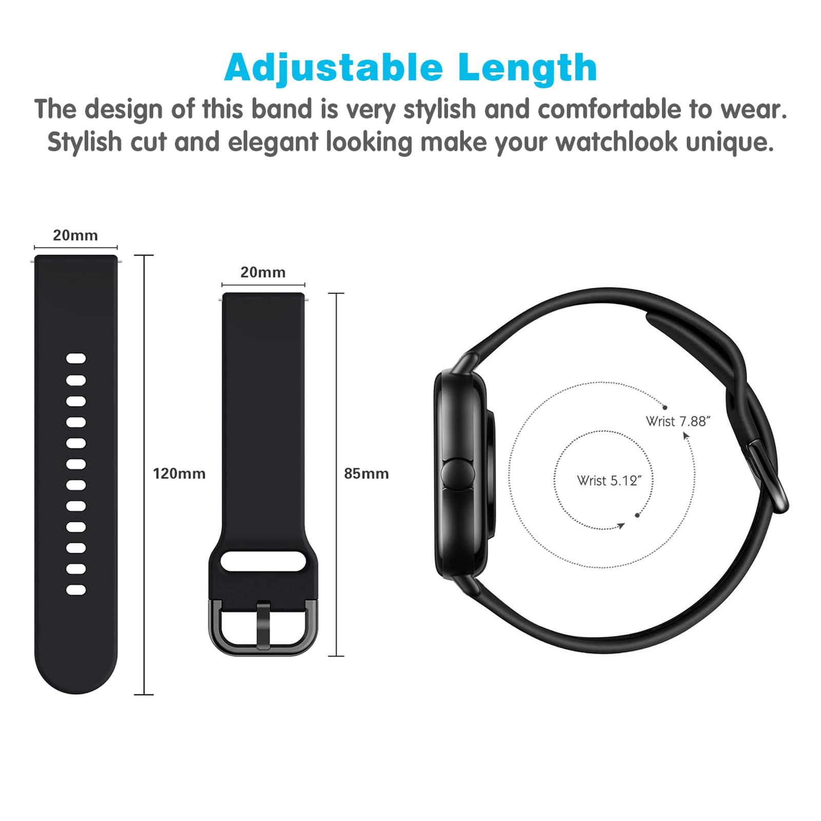 シリコンバンド Amazfit gts 2 3 4/bip/gtr 4 3 プロ/ストラトス 3 2 20 ミリメートル/22 ミリメートルスポーツ時計バンドブレスレット Amazfit ストラップ gts 2 3 4 ミニ