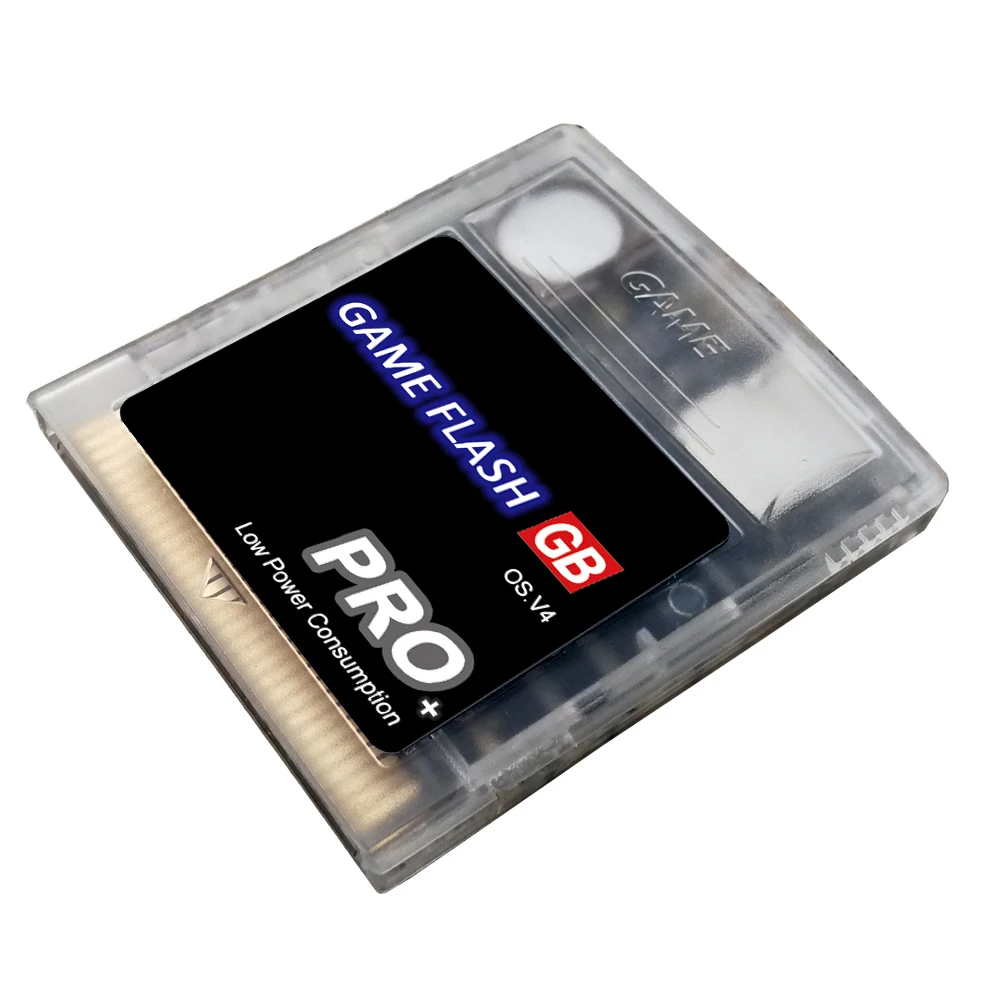 Caixa de jogo multifuncional adequada para Edgb Gameboy Color Game Boy GB GBC com suporte para cartão TF
