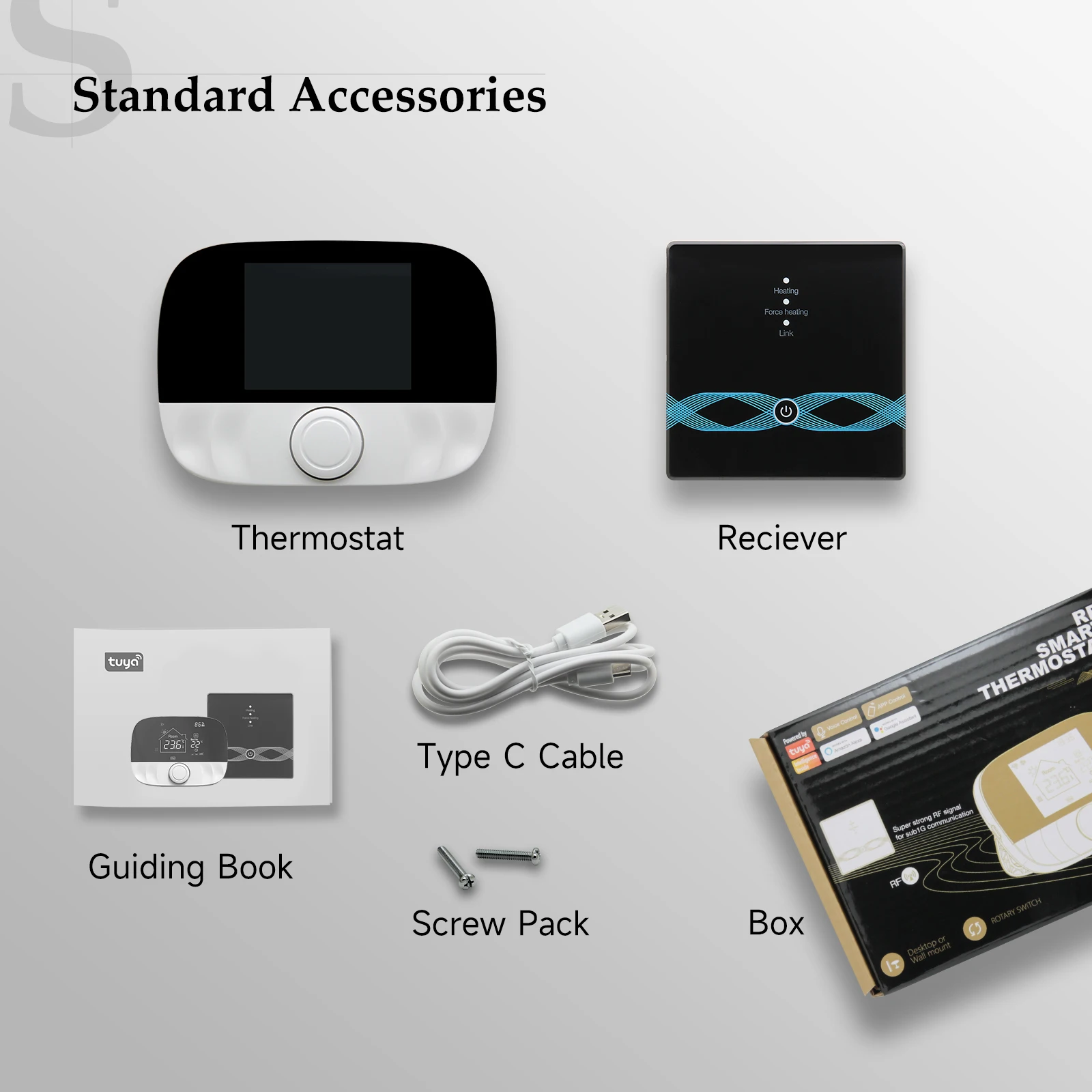 Tuya WiFi Thermostat ไร้สายเครื่องทําความร้อนชั้นน้ําหม้อต้มแก๊สห้อง Tuya สมาร์ทเทอร์โมคอนโทรลเลอร์อุณหภูมิ Alexa Google Home