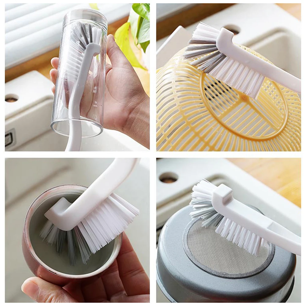 1PC 日本洗浄ザリガニブラシアワビクリーニングブラシカップブラシキッチンジューサープラスチック豆乳マシンブラシ