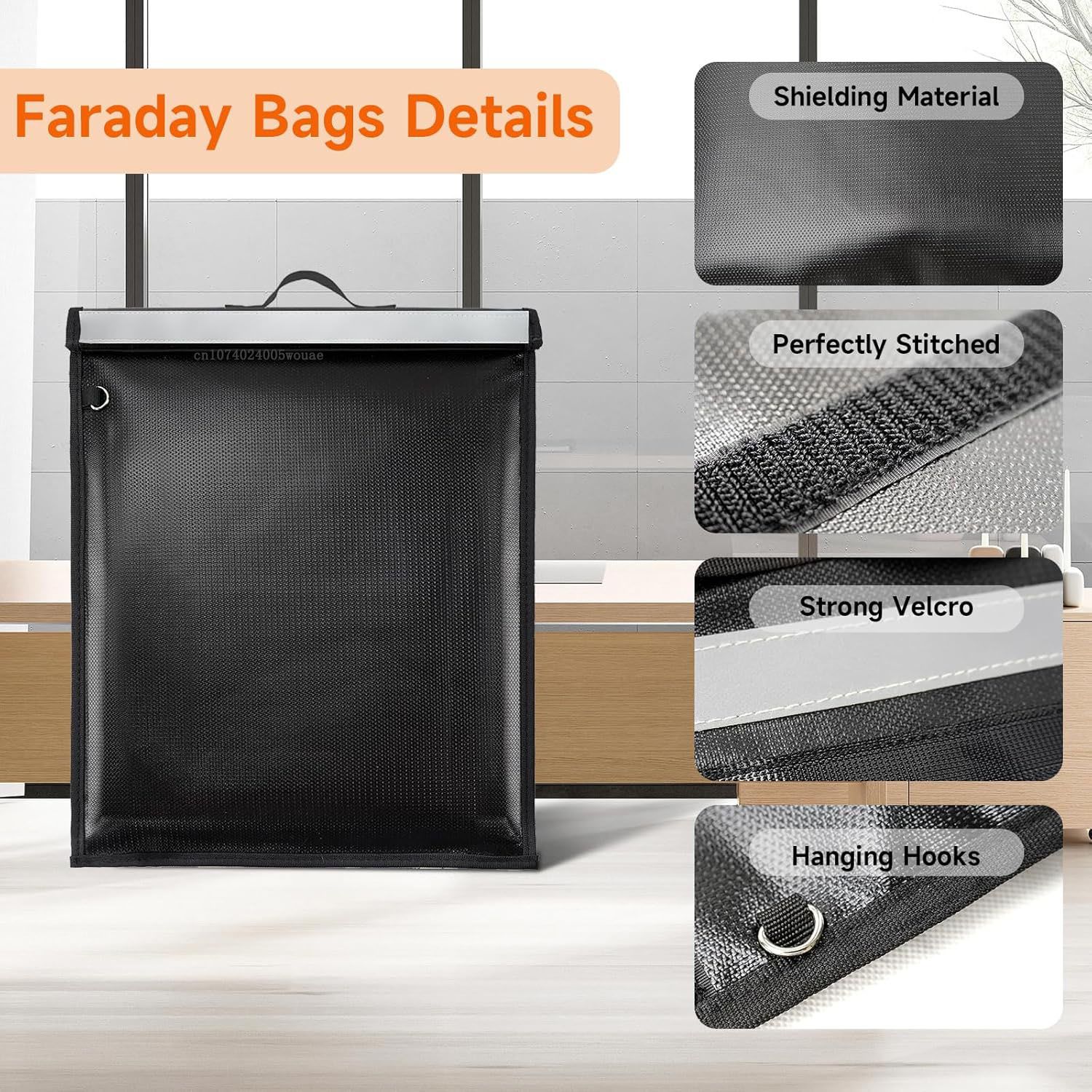 5 шт./упаковка, водонепроницаемые мешки для ключей от Faraday