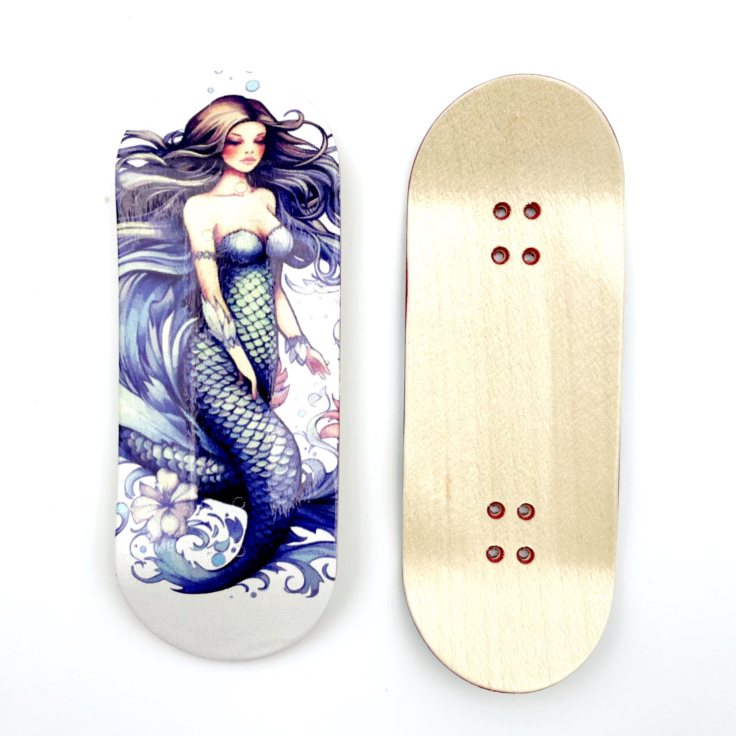 36-mm-Griffbrettdeck mit echtem grafischem Finger-Skateboard-Holzbrett