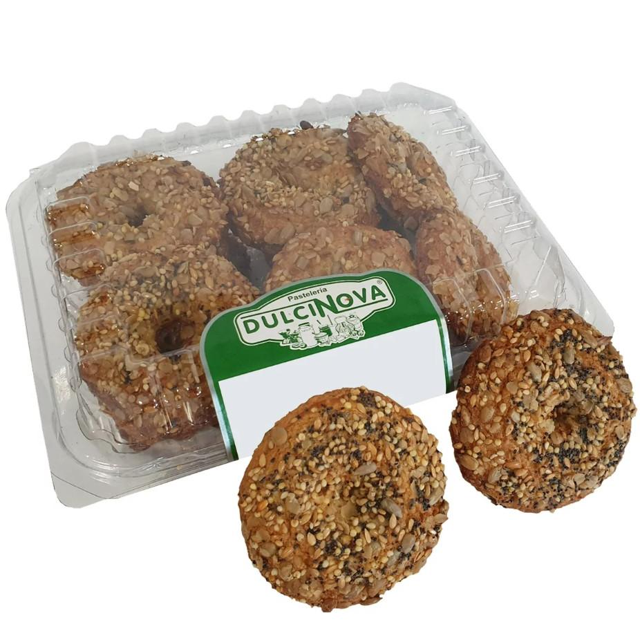 Jesus Pastelaria-Donut Multistereo Branco a Granel, Produtos Dulcinova, 1.9kg