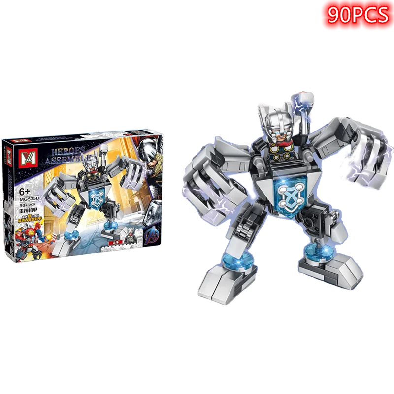 Marvel Avengers Chống Hulk Sắt Chiến Tranh Giáp Mech Mini Mẫu Nhân Vật Hành Động Khối Xây Dựng Tương Thích Legoboys Technic Thành Phố Đồ Chơi quà Tặng
