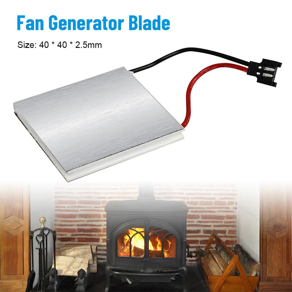 Ventilador generador termoeléctrico, hoja de grafito, conducción de calor, ventilador de chimenea, accesorios
