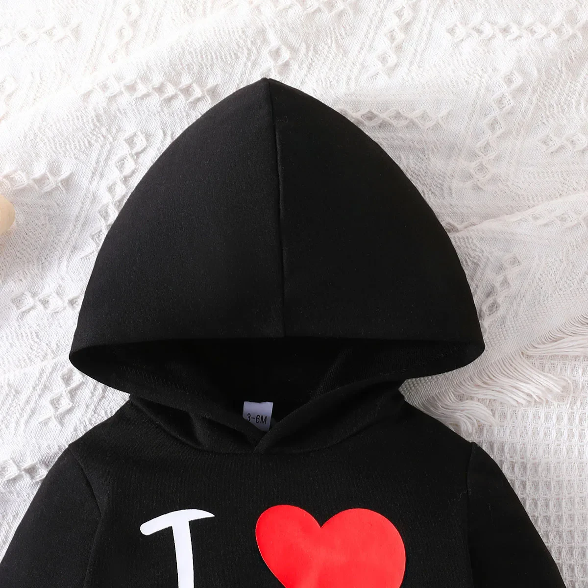 服セット子供ユニセックスガールズボーイ 3-24 ヶ月かわいいレター長袖パーカー Tシャツ長ズボン衣装 Ootd 新生児