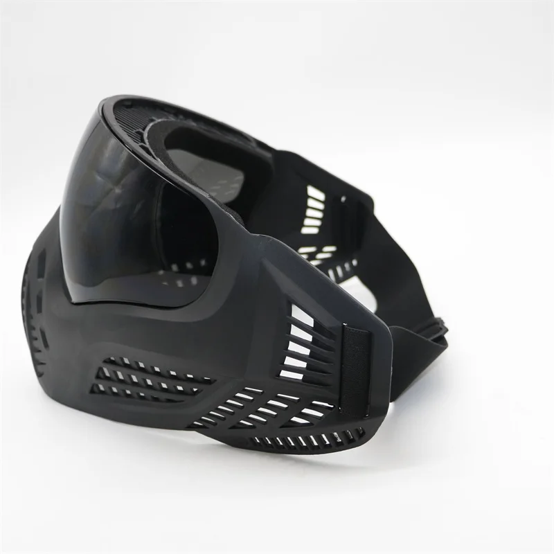Zlangsports Tattico Paintball Airsoft maschera protettiva integrale può essere Euipped con fotocamera sportiva CS Cosplay maschere di Halloween