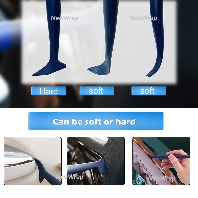 NeoWrap 10pcs Car Vinyl Wrap Tools Vinyl Scraper Film Squeegee Wrapping Spatulas Kit Precision Craft Knife Window Tinting Tools