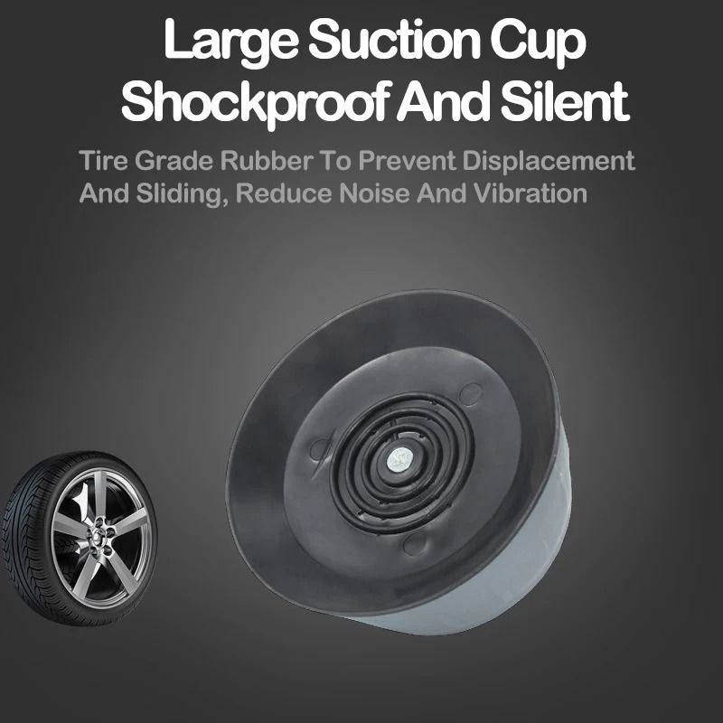 Almohadillas antivibración para pies, alfombrilla de goma antideslizante, amortiguadores silenciosos, soporte Universal para lavadora, refrigerador, muebles, 4 Uds.