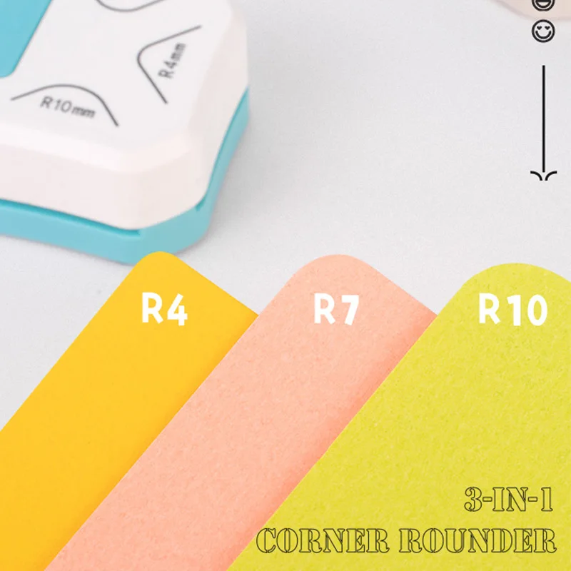 Three-In-One Corner Rounders Corner Embosser Corner Cutter for Diy Photo Card Business Card Cutter Round Cutter Paper Cutter