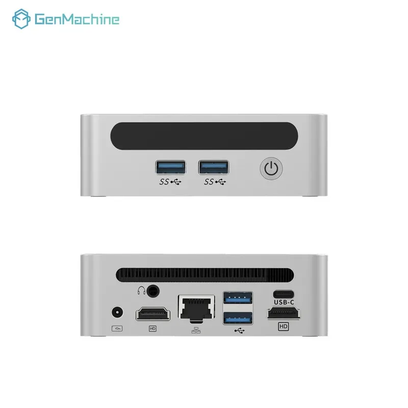 GenMachine Ryzen 5 5600H ES Mini PC Windows 11 DDR4 3200Mhz Max soporte 64GB RAM Gaming WIFI6 Gaming Pc Diy ordenador para juegos