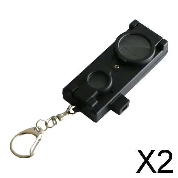 2X Outdoor Multifunctional Whistle LED Lamps for Emergency Backpacking