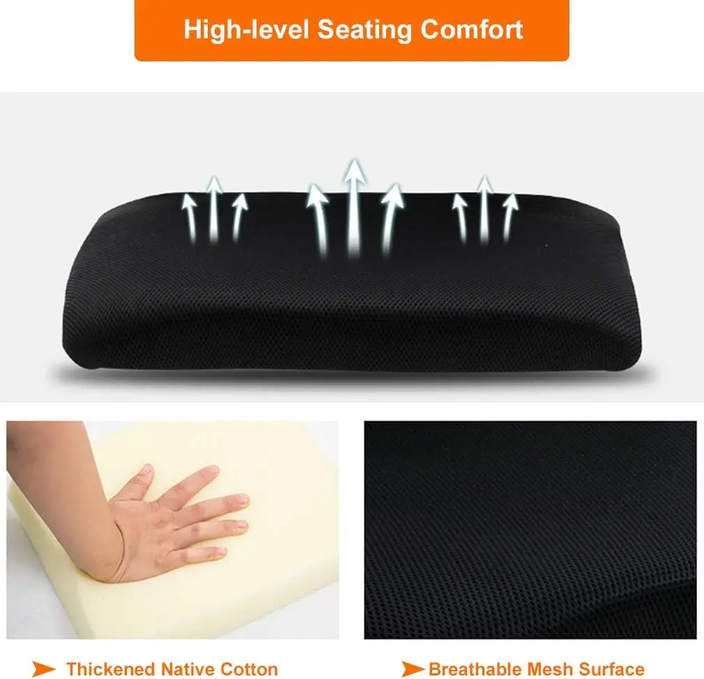 Home Office Chair Ergonomic Desk Chair Mesh Computer Chair with Lumbar Support Armrest Executive Rolling Swivel Adjustable Mid