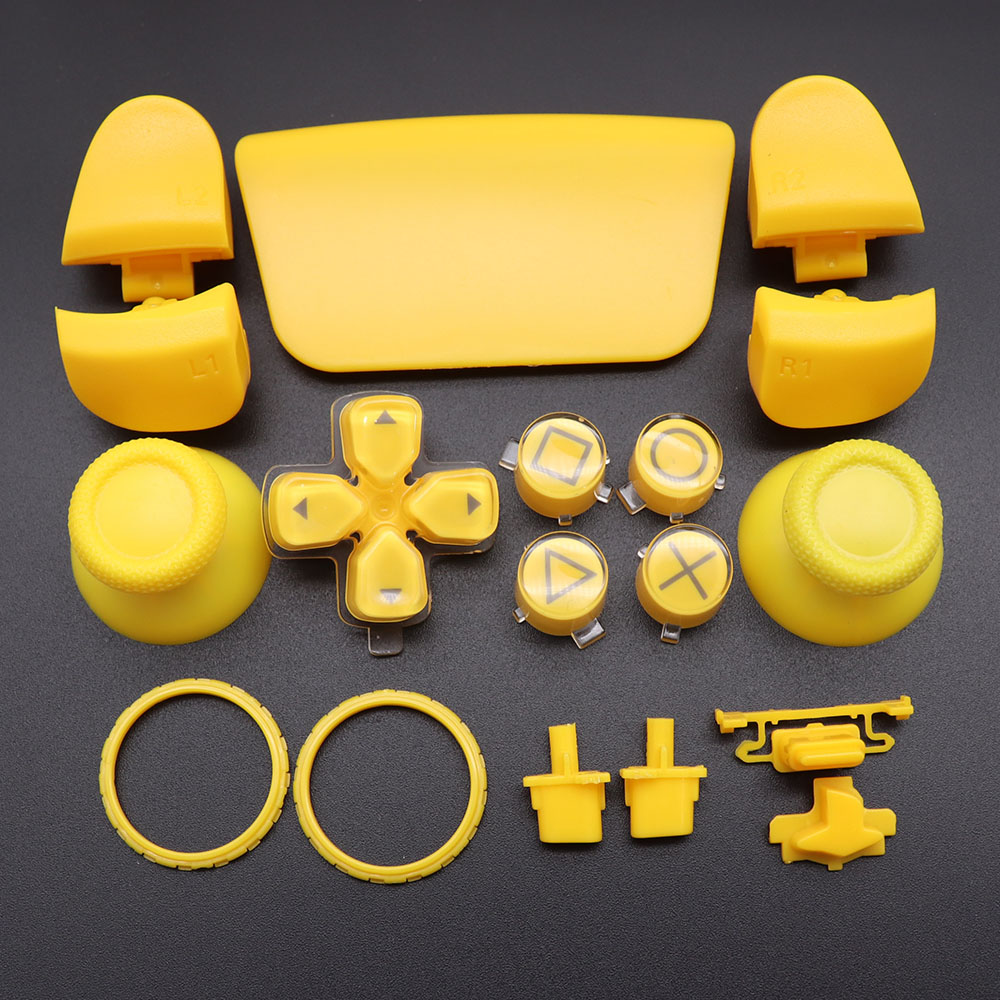 Replacement Buttons Set D-Pad L1 R1 L2 R2 Trigger Button Key Accent Ring For PS5 V3 3.0 BDM-030 Controller