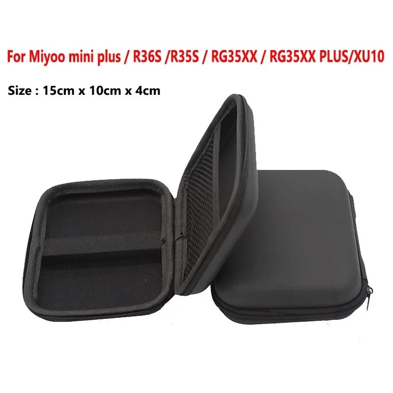 TOP Protect Game Storage Case for Miyoo Mini Plus R36S R35S Portable Storage Console Bag Carry Case for Anbernic RG35XX Plus