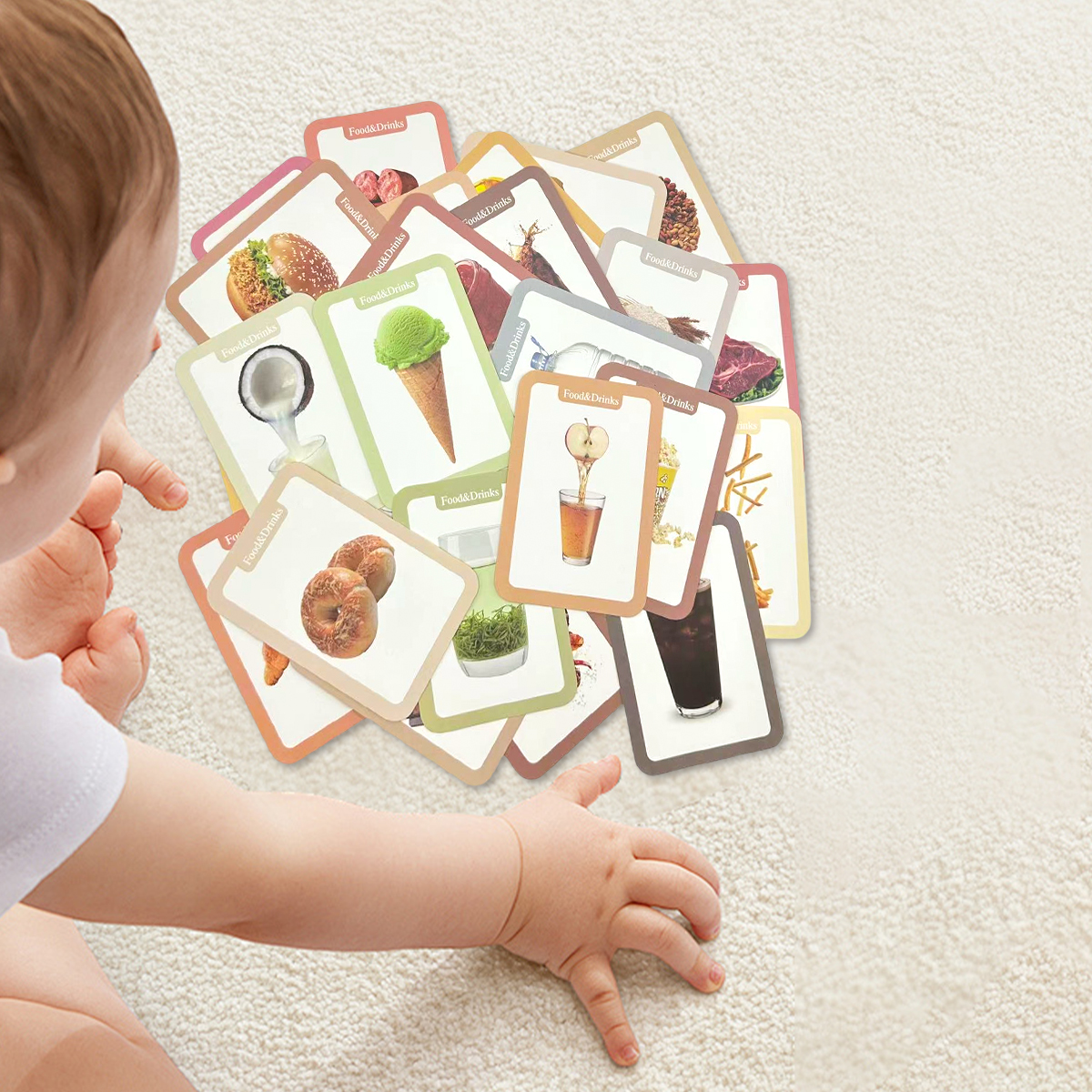 1 Box mit 36 Baby-Puzzle-Karten, Aufklärungsleser, Enzyklopädie-Karten für Kinder, verschiedene Optionen, englische Version