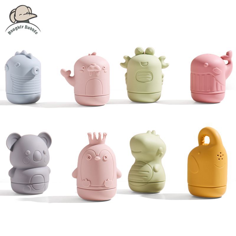 ของเล่นอาบน้ําเด็กสัตว์น่ารักการ์ตูนเด็กวัยหัดเดินของเล่นน้ําว่ายน้ําห้องน้ําเด็กซิลิโคน Sprinkler อ่างอาบน้ําสัตว์ของเล่นเด็กทารกเด็กชาย