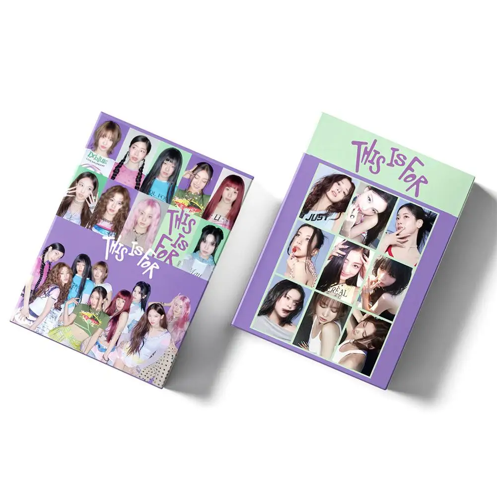 55PCS/box For Twice THIS IS FOR Lomo Star Photocards Photo Lomo Cards Fans Collection HD Print Photocards Fans Gift
