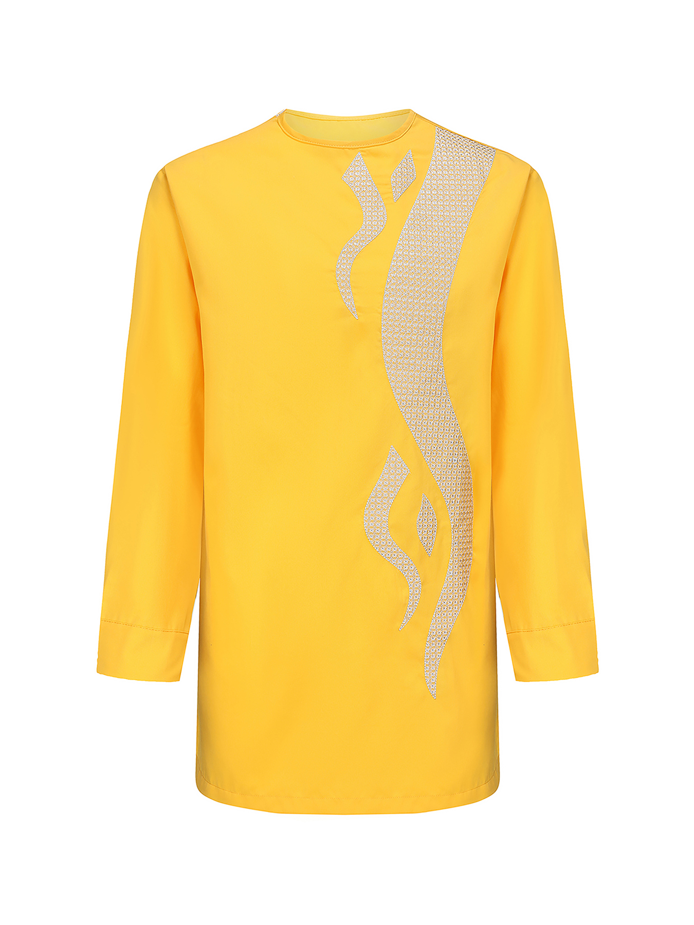 2024 ใหม่ Kaftan ชายชุดแอฟริกันสไตล์ชาติพันธุ์แขนยาวปักชายเสื้อผ้าแบบดั้งเดิม 2 ชิ้น