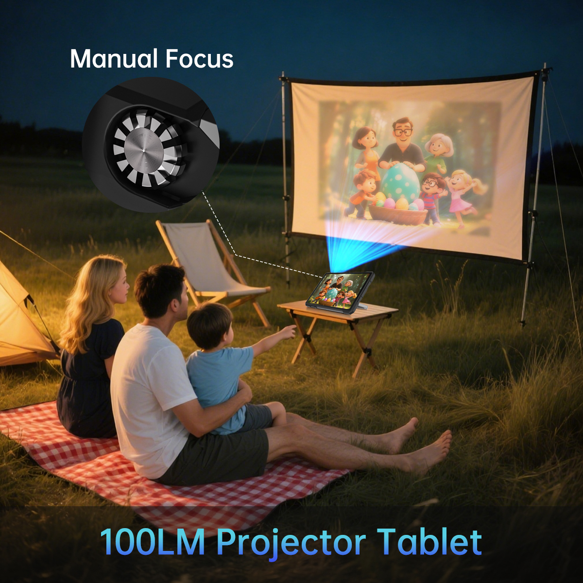 Unihertz 8849 TANK PAD E Tablet robusto com projetor Android 21000mAh 120Hz 50MP Câmera 24GB 512GB 66W Tablet de telefone de 10,95 polegadas