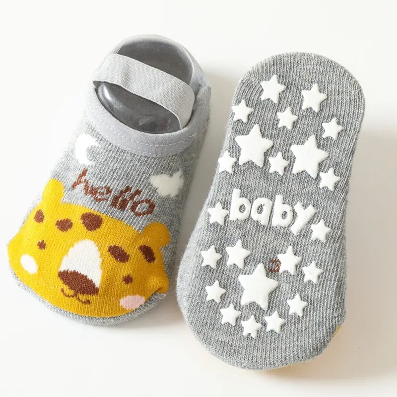 Calcetines tobilleros de algodón para niños y niñas, medias elásticas suaves y cómodas para bebés, accesorios de ropa deportiva para el suelo