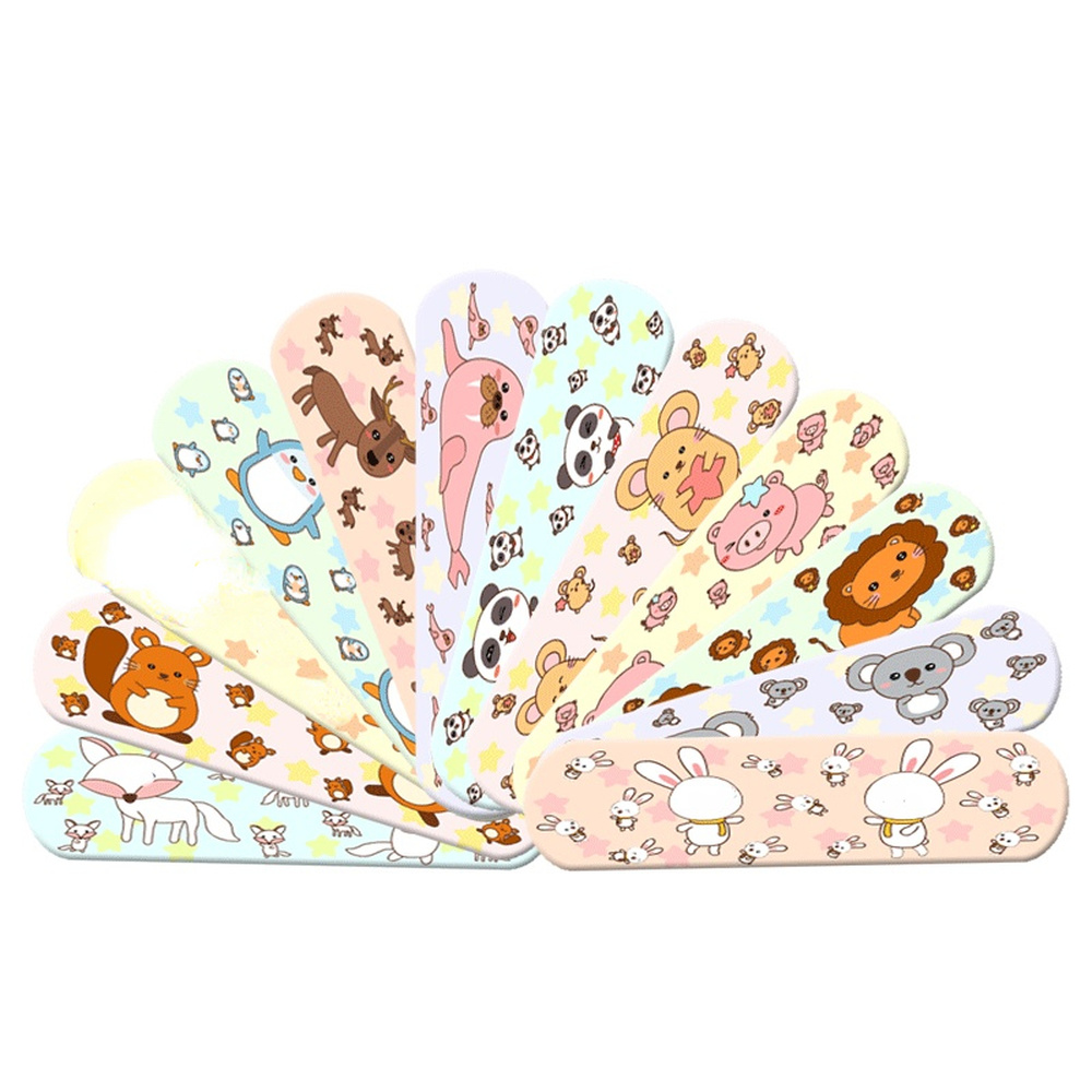 100/120/160 pçs à prova dwaterproof água bonito dos desenhos animados bandagens adesivas hemostasia kit de primeiros socorros de emergência para crianças aleatórias