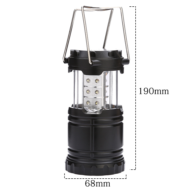 LED Hight power White Outdoor Camping Lamp Portable Stretch Camping Lamp Portable Tent Pull Lantern Emergency Light