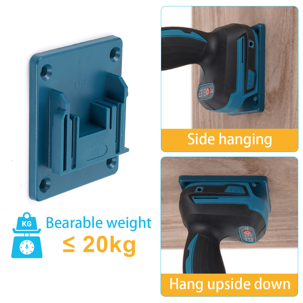 6 Gói Dụng Cụ Dock Gắn Giá Đựng Đồ Cho Makita/Bosch 18V Cố Định Thiết Bị Dụng Cụ Máy Lưu Trữ chân Đế Khe Cắm