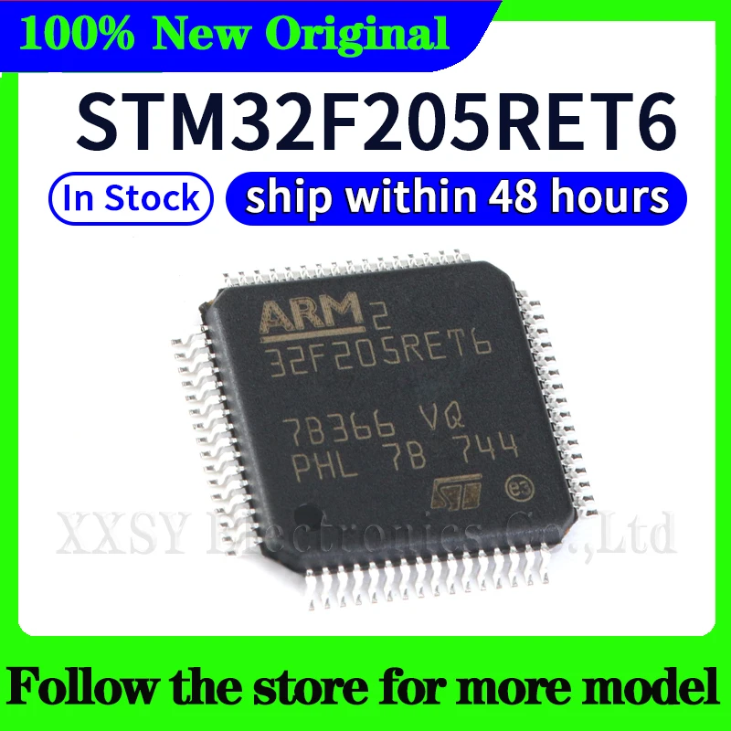 STM32F205RBT6 STM32F205RGT6 STM32F205RFT6 STM32F205RET6 STM32F205RCT6 STM32F205VBT6 STM32F205VFT6 Высокое качество Новый