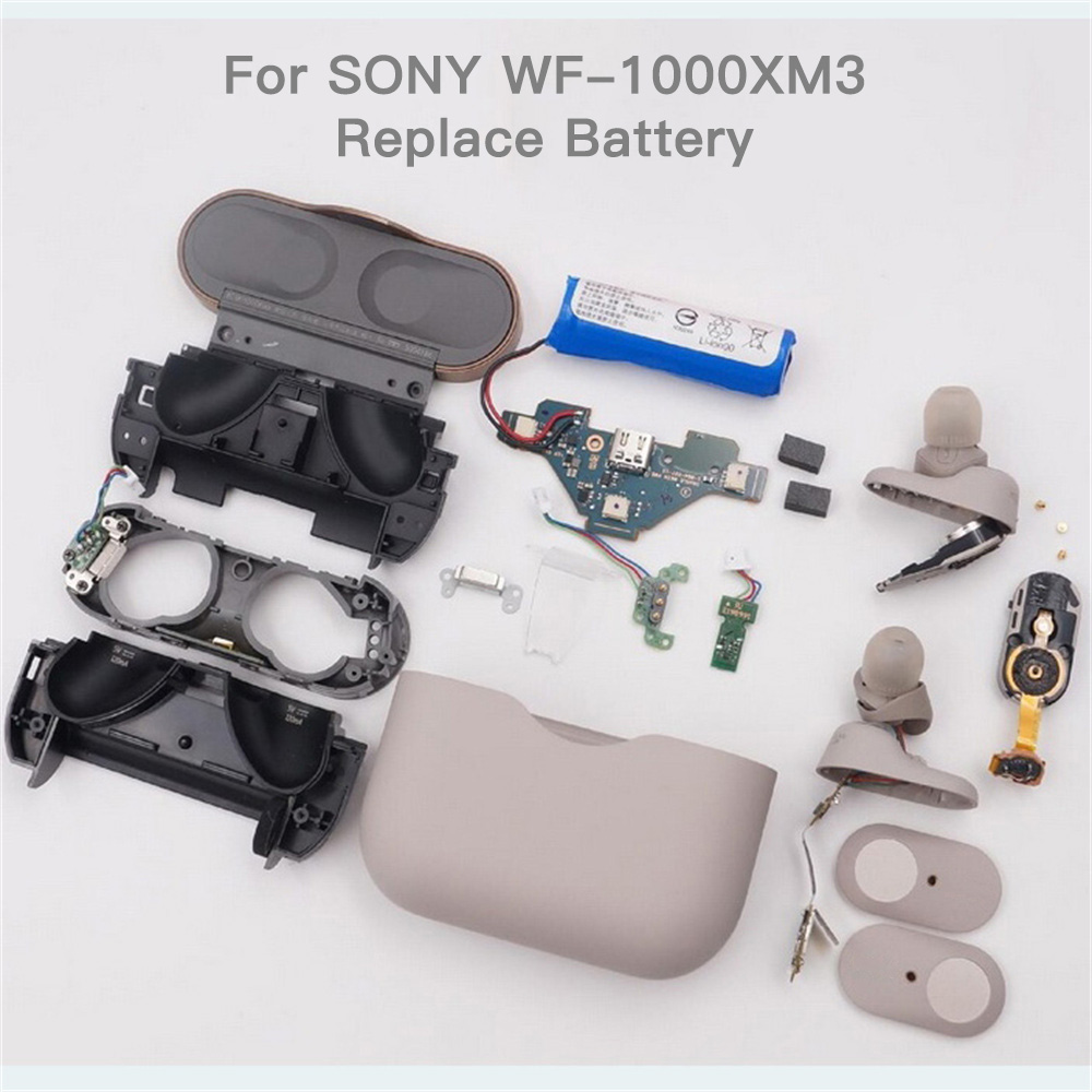 100% 新オリジナル ZeniPower Z55 バッテリーソニー WF-1000XM3 XM3 WF-SP900 WF-SP700N TWS イヤフォン 3.7V 65mAh CP1254 A3 Batteria