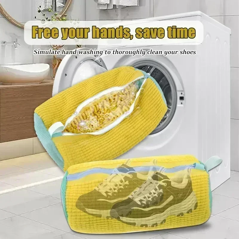 Sneaker Wasnetzak Om pantoffels te wassen Schoenenwasnet Wasmachinetas Slippers Schoenen Tassen Slippers Waspantoffels Schoenentas