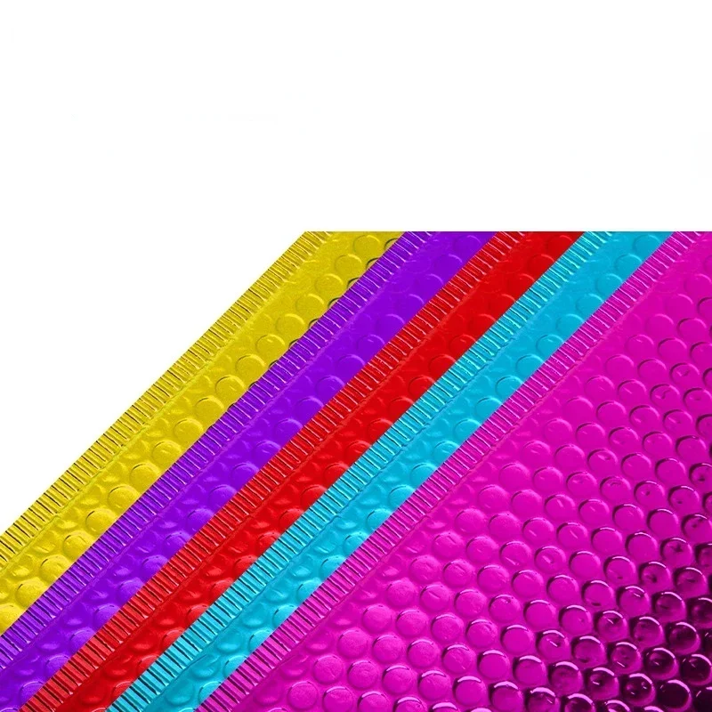 Bolsas de sobre de espuma de película aluminizada, sobres de envío acolchados con autosellado, 10 piezas, 15x18CM