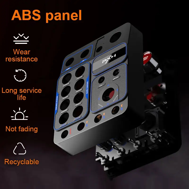 Pxn cb1 simulador de corrida multifuncional caixa de controle chave caixa de controle central personalizado rgb euro caminhão simulador presentes de corrida