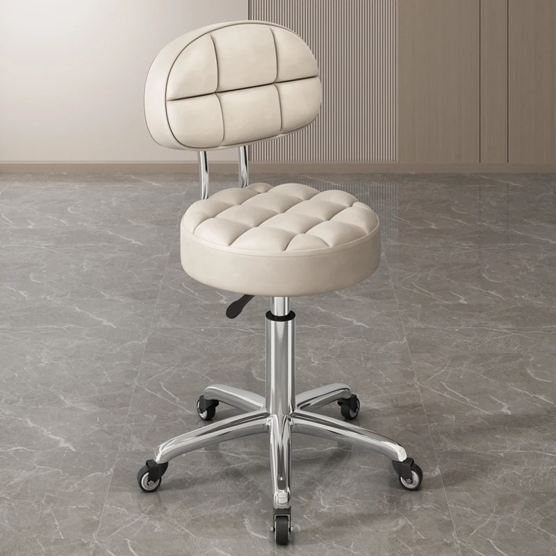 เก้าอี้Salonสําหรับช่างทําผมSalonเก้าอี้ตัดผมเก้าอี้Shop Hair Cosmetologist VintageพับแบบพกพาBarberiaขนาดเล็กทํางาน