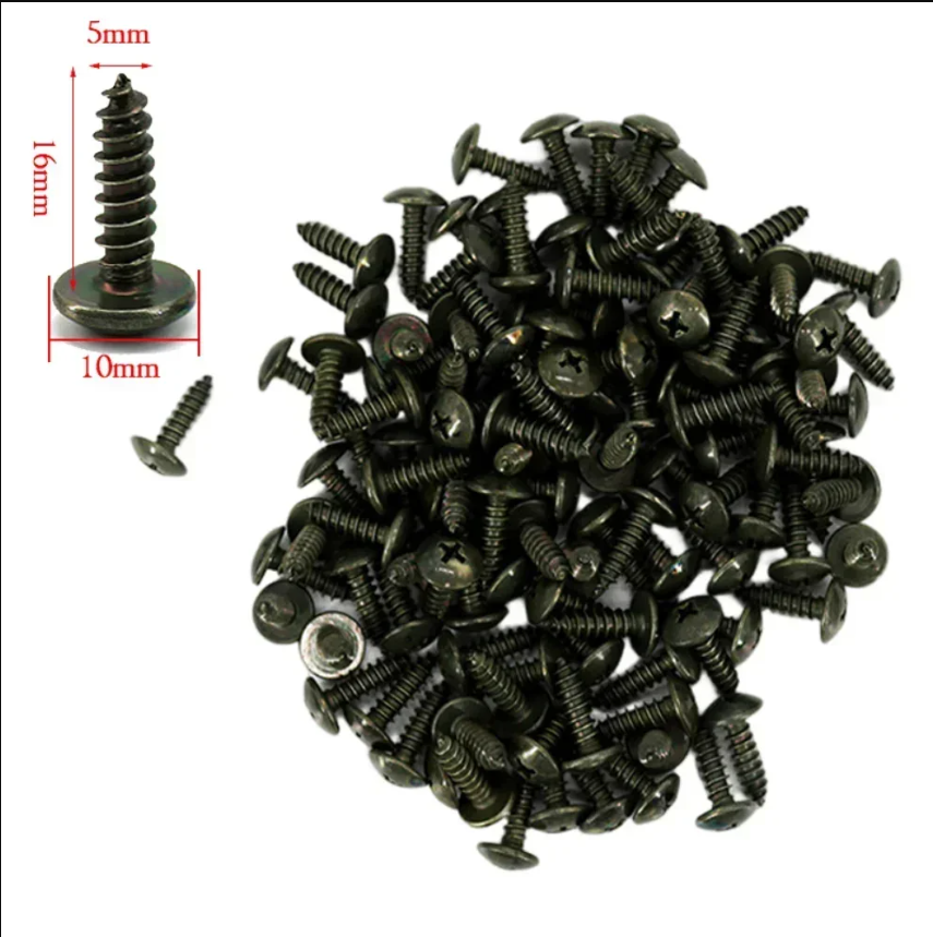 Metal Self Tapping Fasteners for Automobiles Ushaped Clip Screws Motorcycle Anti Rust Protection Clip Screws Clip Iron Plates