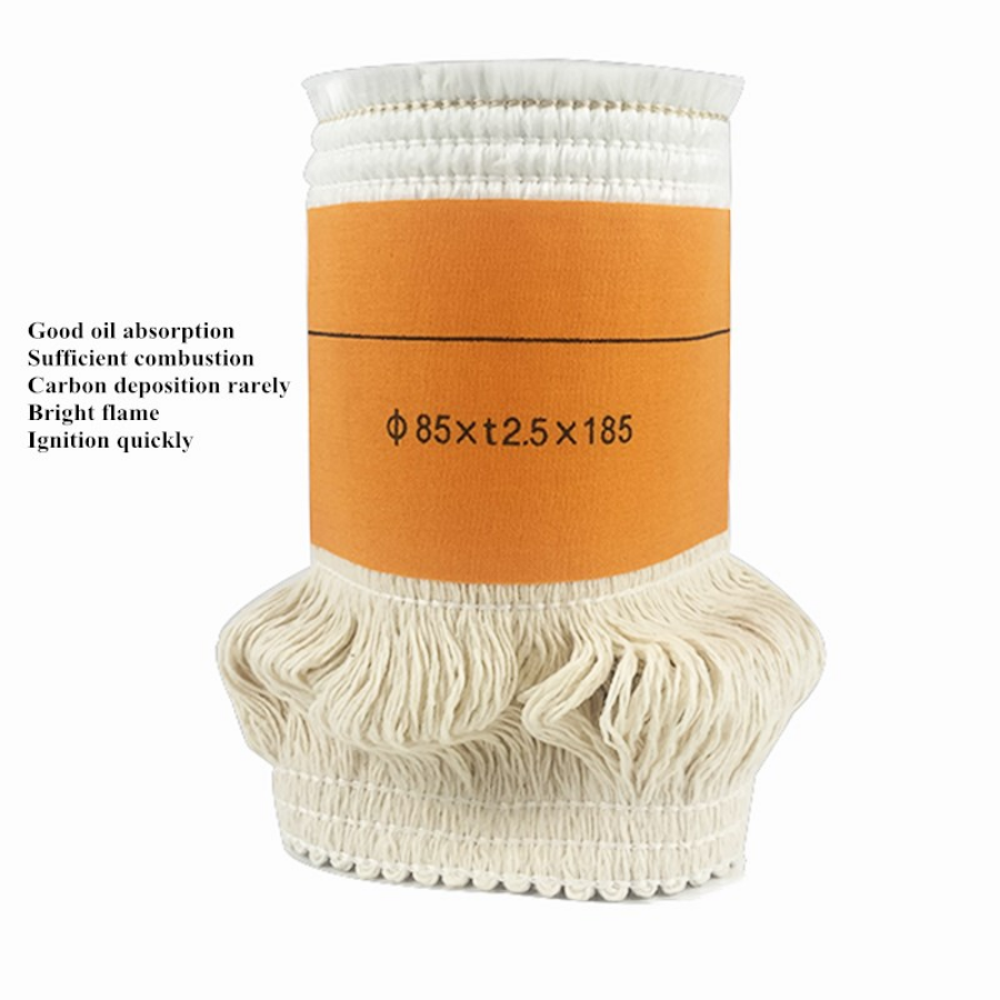 Núcleo de estufa de queroseno para acampar al aire libre, 65/75/85/95/120mm, núcleo de estufa de calefacción para el hogar, mecha de fibra de vidrio de algodón + mecha calefactora 100% algodón