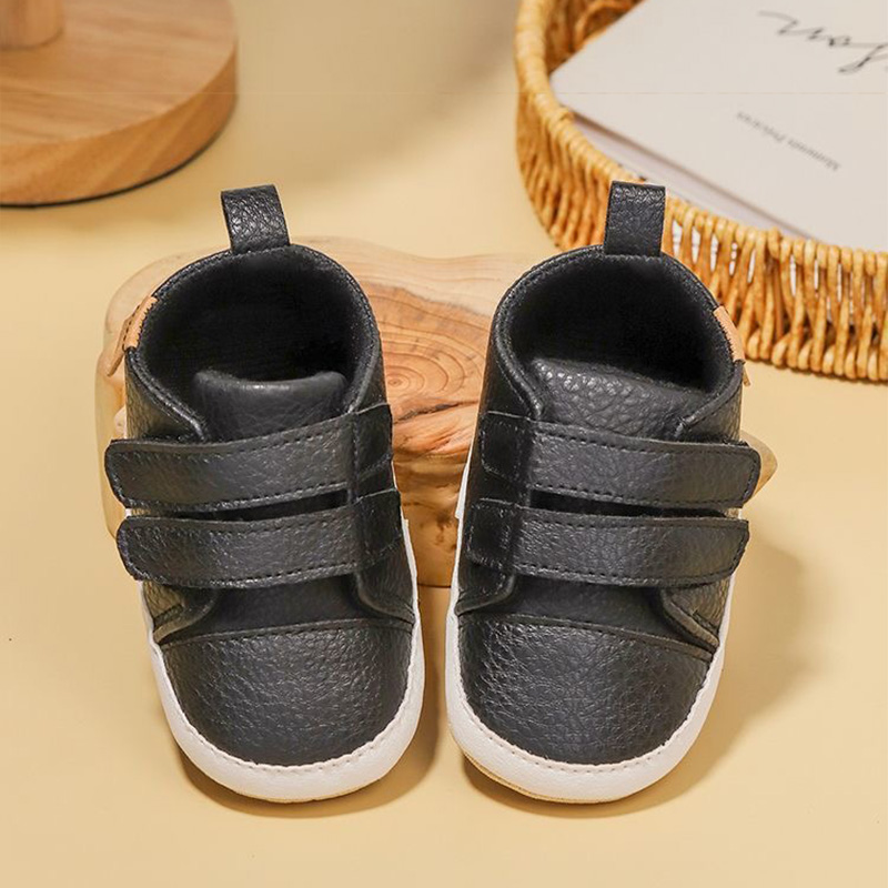 A Pair of Classic Soft and Comfortable Rubber Soled Anti Slip Baby Sports Shoes