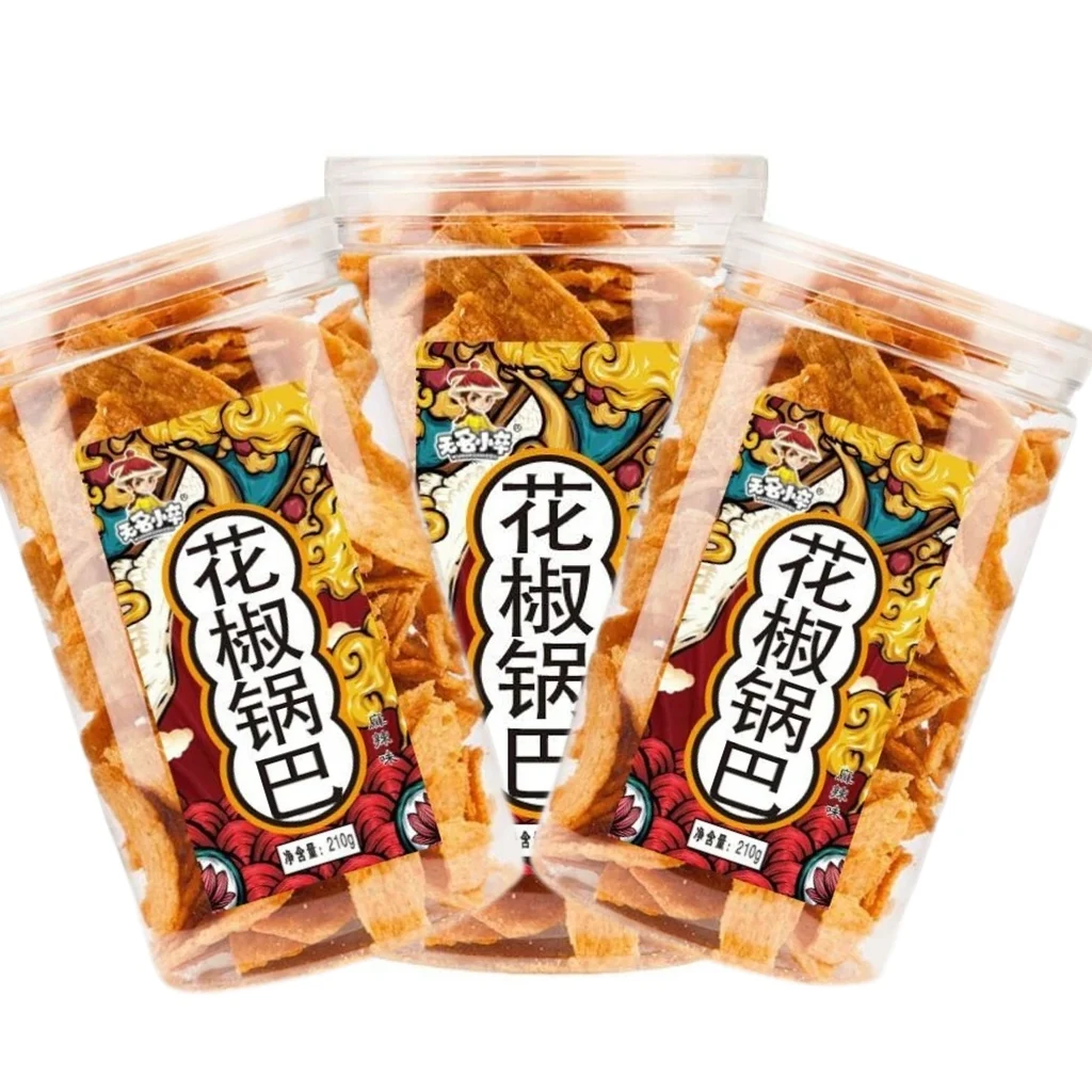 Wuming Xiaozu, Spicy Sichuan Peppercorn Cereal Crackers, Pack of 3, 210g/bag