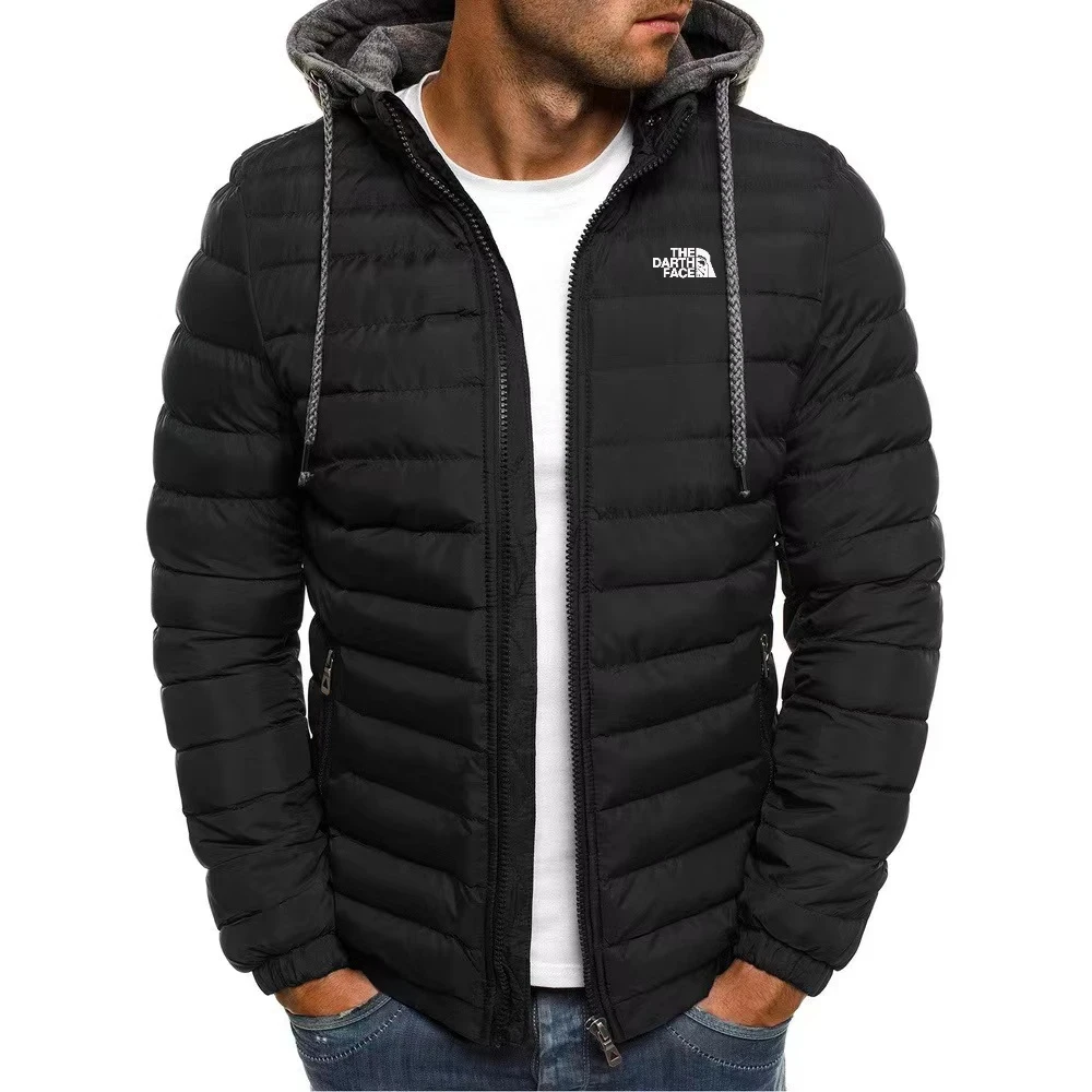 2024แจ็คเก็ตสําหรับผู้ชายและผู้หญิง,ผ้าฝ้ายอุ่น,Windproof Down Coat,พิมพ์แฟชั่น,Zip Upน้ําหนักเบา,Streetสไตล์ฤดูหนาว