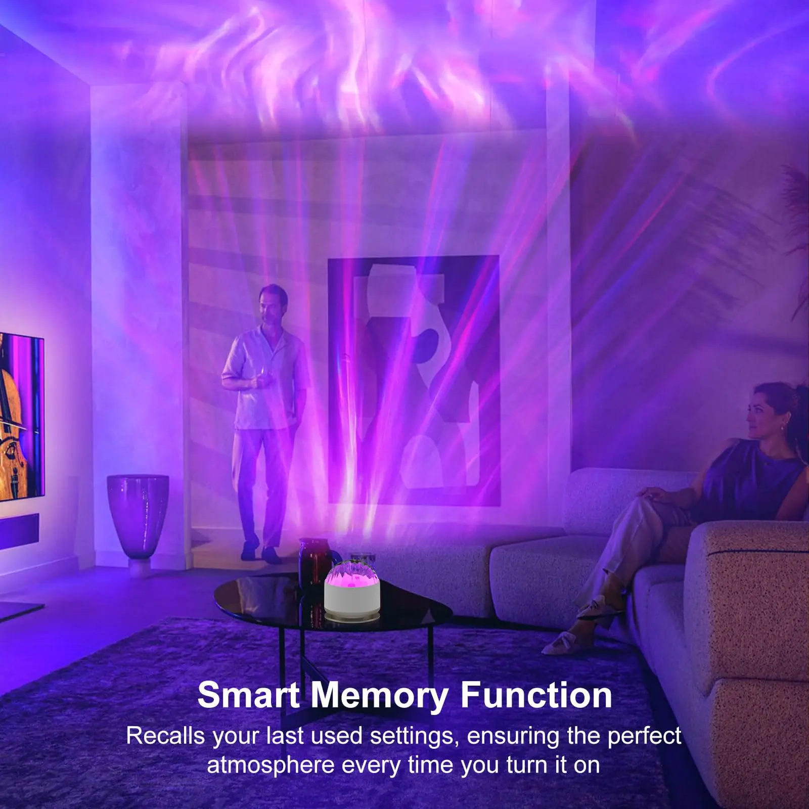 Northern Lights Projector 16 Color Aurora Night Light Projector for Bedroom USB Remote Galaxy Projector for Playroom Kids Room