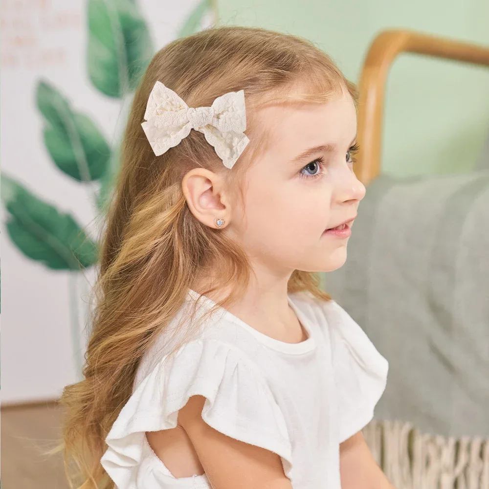 4/5 pçs crianças arco bb grampos de cabelo franja para menina ins flor hairgrips doce cor fresca margarida waterdrop grampos de cabelo arcos do bebê