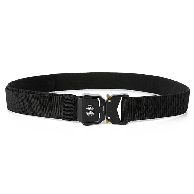 Nouvelle ceinture tactique boucle en métal ceinture à dégagement rapide outillage décontracté ceinture d'entraînement ceinture de pantalon pour hommes