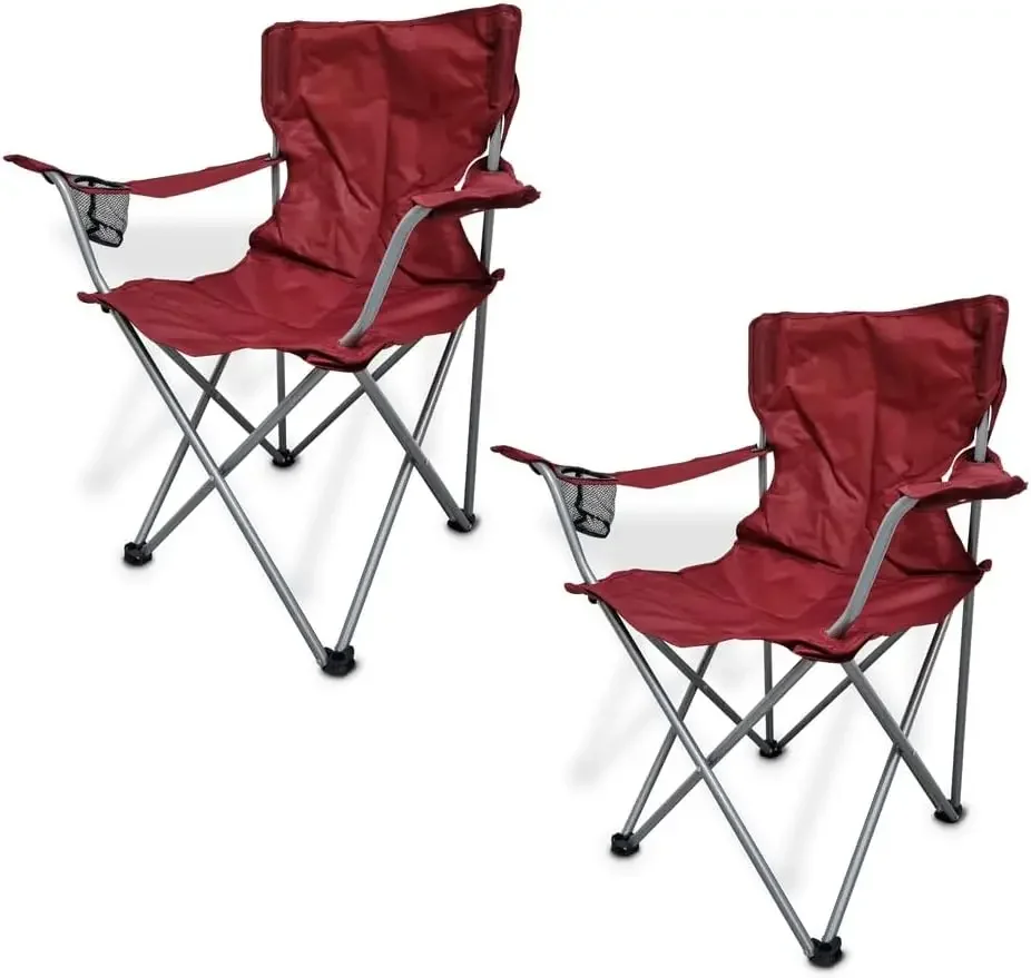Trail Folding Chair Red (pack of 2)