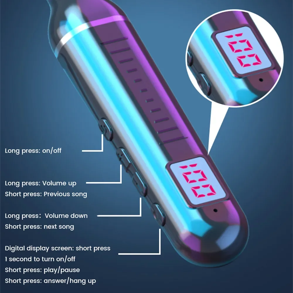 Drahtlose Kopfhörer 5,3 Nacken bügel Kopfhörer Gaming LED-Display Stereo Sport Headset Halfter wasserdichte magnetische Ohrhörer
