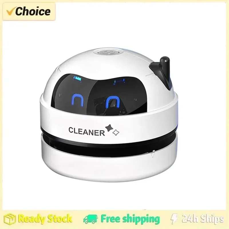 Aspirador de mesa Mini aspirador de polvo de escritorio con boquilla desmontable USB recargable inalámbrico aspiradora de coche Herramientas de limpieza