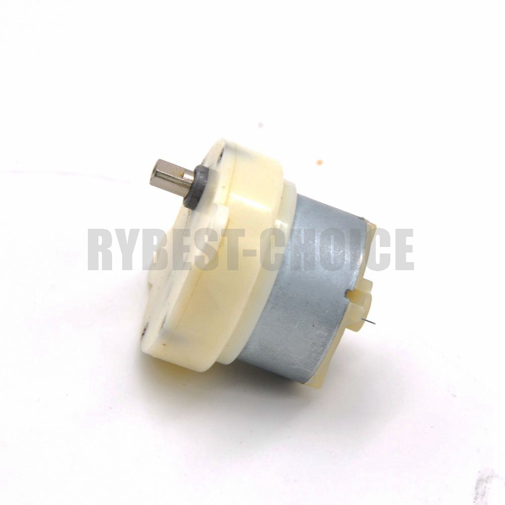 Velocidade lenta do torque alto do motor da engrenagem da c.c. 12v micro a caixa de engrenagens elétrica diminui o eixo mudo 3 rpm 4mm